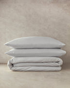 Nova Premium Soft Cotton Duvet Cover Set Gray (view 12)