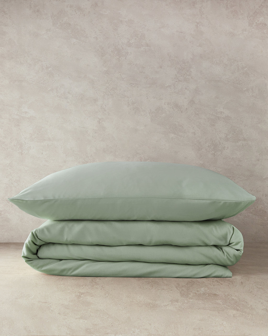 Pure Cotton Duvet Cover - Green Almond, Powder Pink & Blue - Powder Pink - King 240x220 cm (view 6)