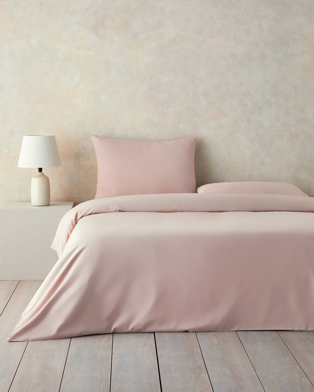 Pure Cotton Duvet Cover - Green Almond, Powder Pink & Blue (view 19)