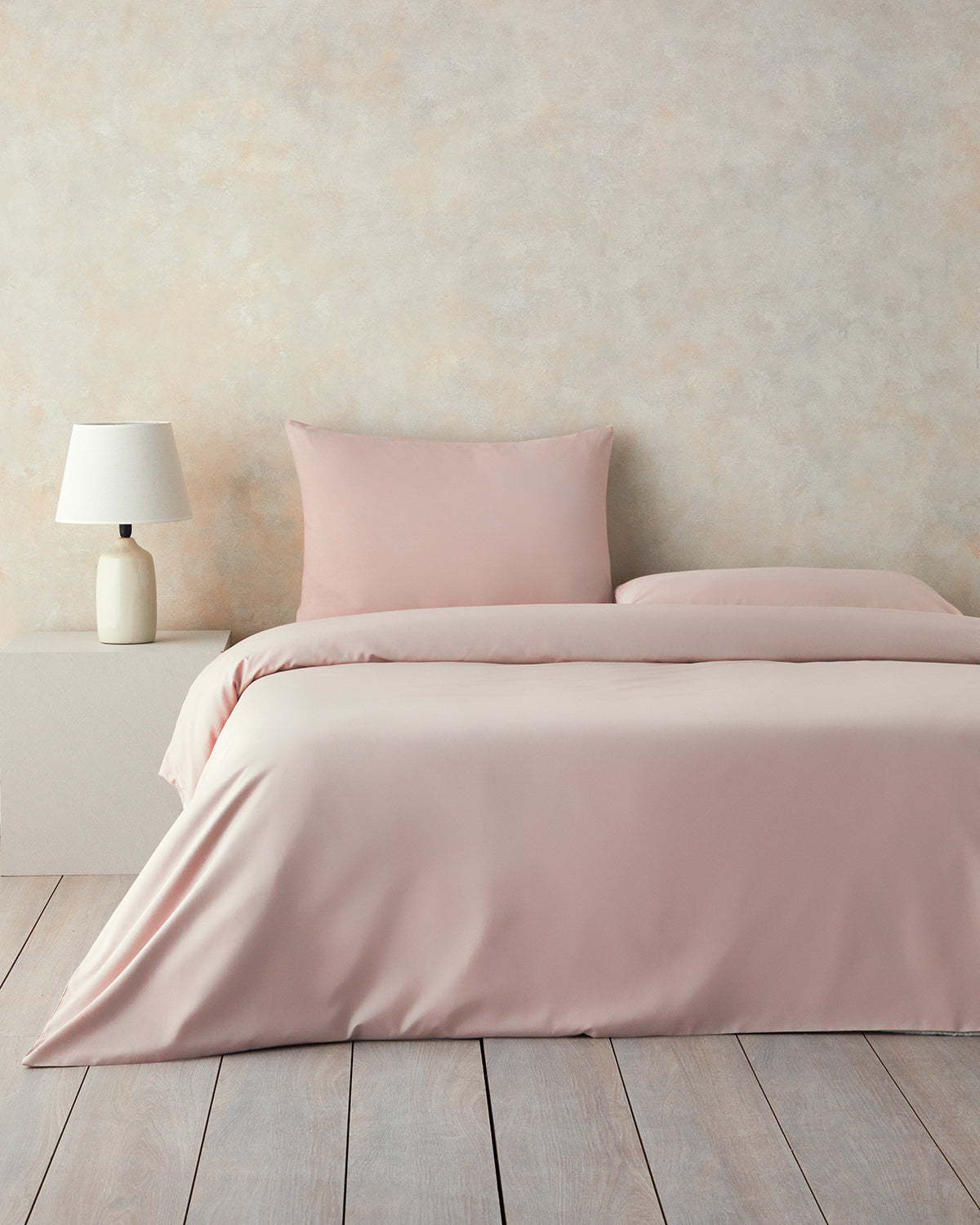 Pure Cotton Duvet Cover - Green Almond, Powder Pink & Blue (view 19)