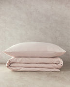 Pure Cotton Duvet Cover - Green Almond, Powder Pink & Blue (view 24)
