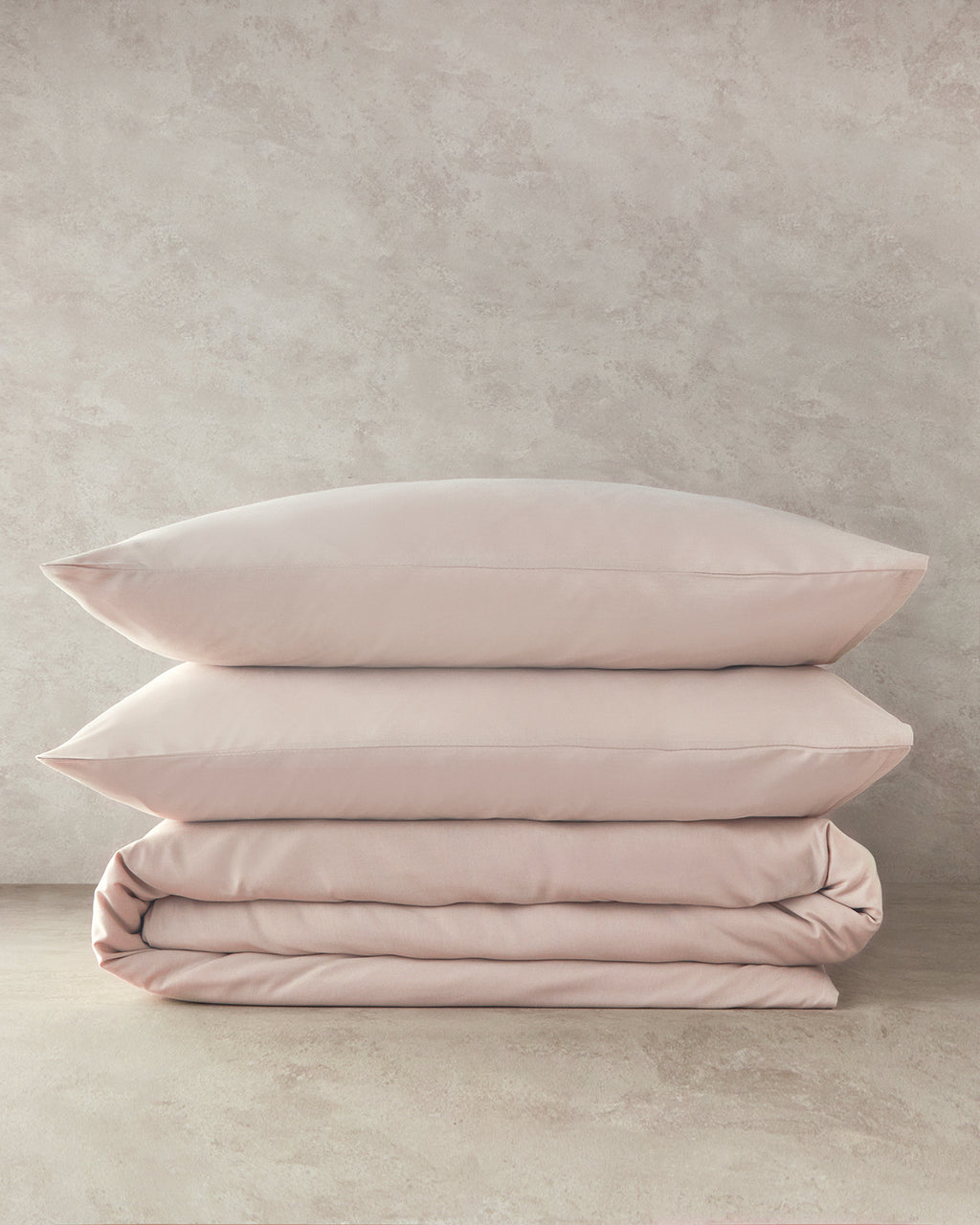 Pure Cotton Duvet Cover - Green Almond, Powder Pink & Blue (view 30)