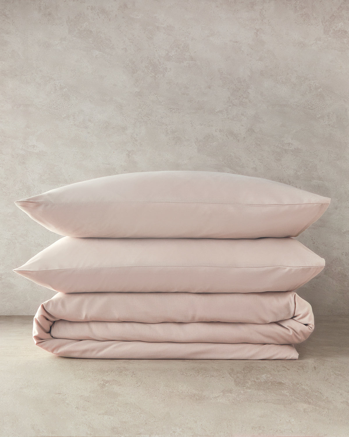 Pure Cotton Duvet Cover - Green Almond, Powder Pink & Blue (view 30)