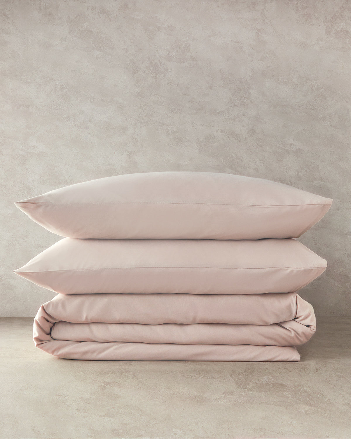 Pure Cotton Duvet Cover - Green Almond, Powder Pink & Blue (view 36)