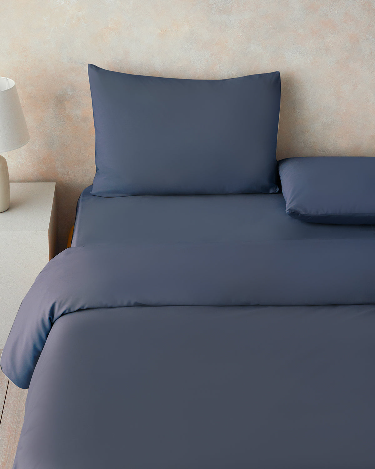 Pure Cotton Duvet Cover - Green Almond, Powder Pink & Blue (view 38)
