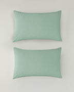 Pure Cotton 2 pcs Pillow Case 50x70 cm - Green Almond