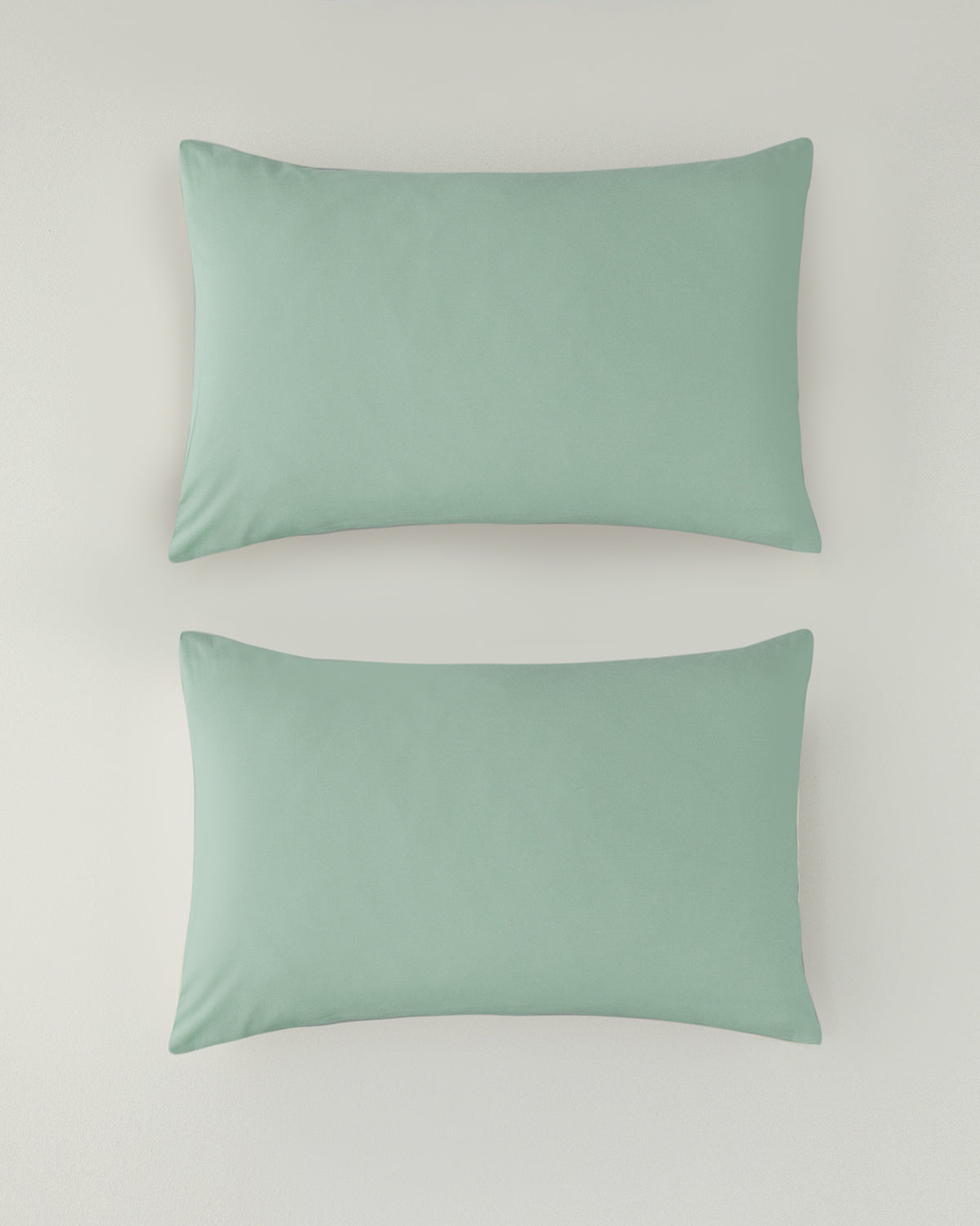 Pure Cotton 2 pcs Pillow Case 50x70 cm - Green Almond