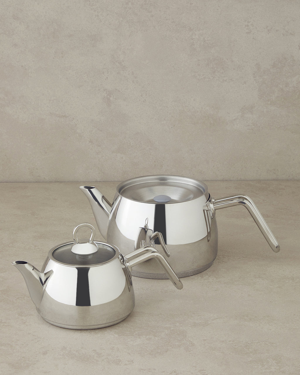 Sandra Steel Tea Pot 1+2.1 L Silver (view 2)