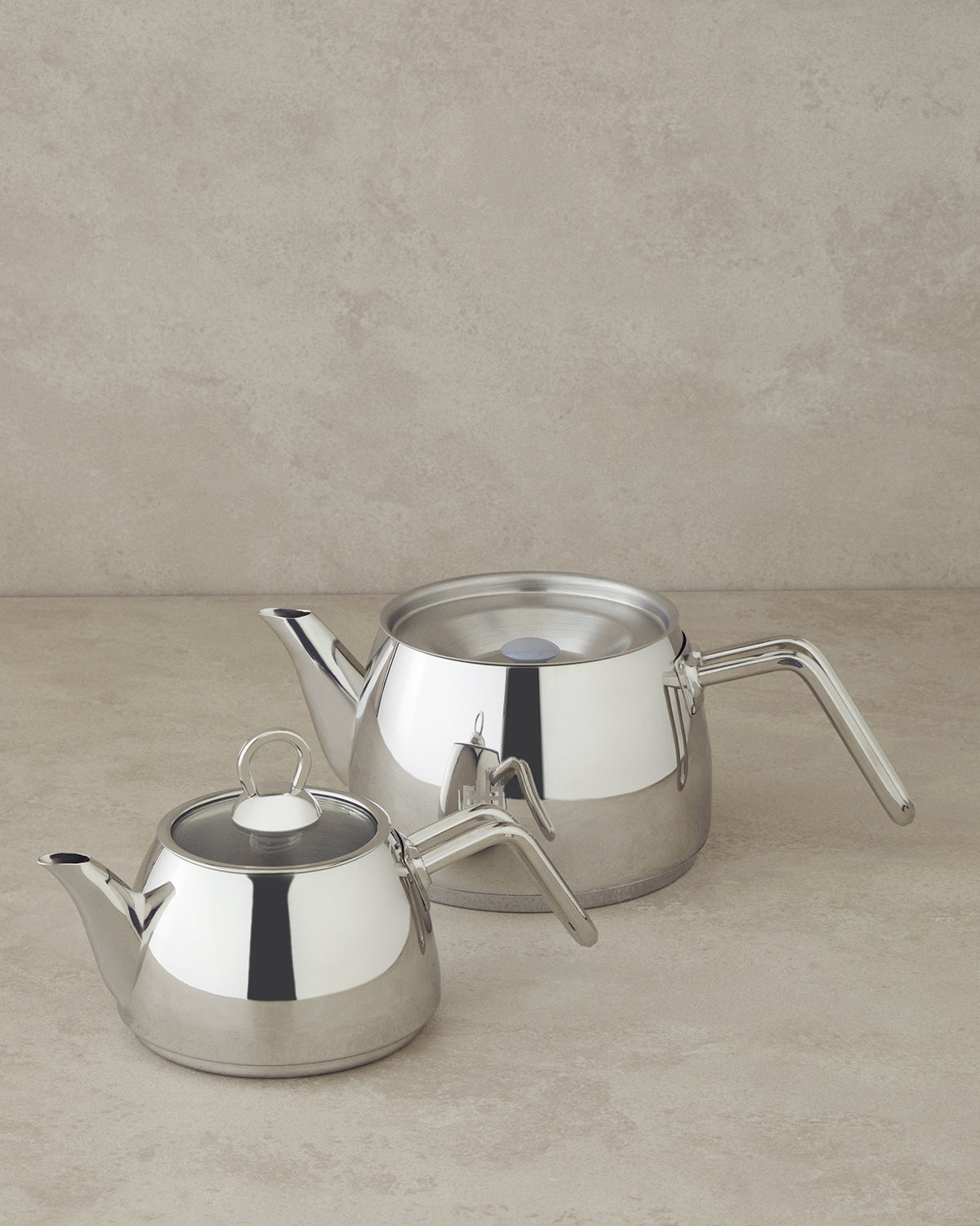 Sandra Steel Tea Pot 1+2.1 L Silver (view 2)