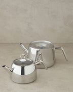 Daisy Bouquet Green Steel Tea Pot Silver - 1.6+2.7 L (view 2)