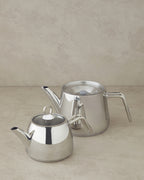 Daisy Bouquet Green Steel Tea Pot Silver (view 6)