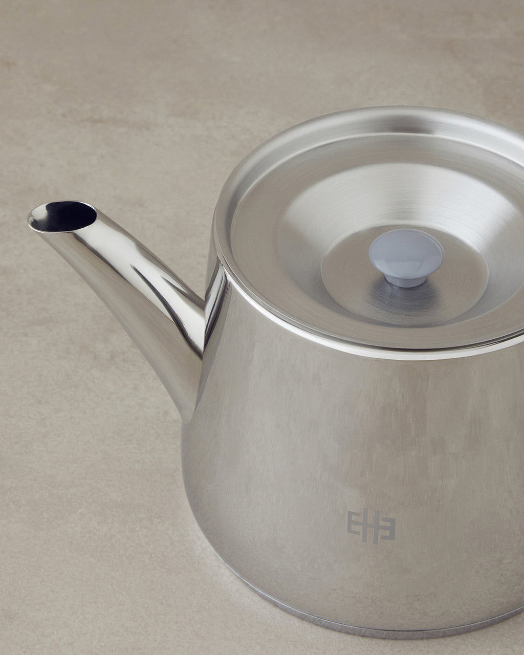 Daisy Bouquet Green Steel Tea Pot Silver (view 7)