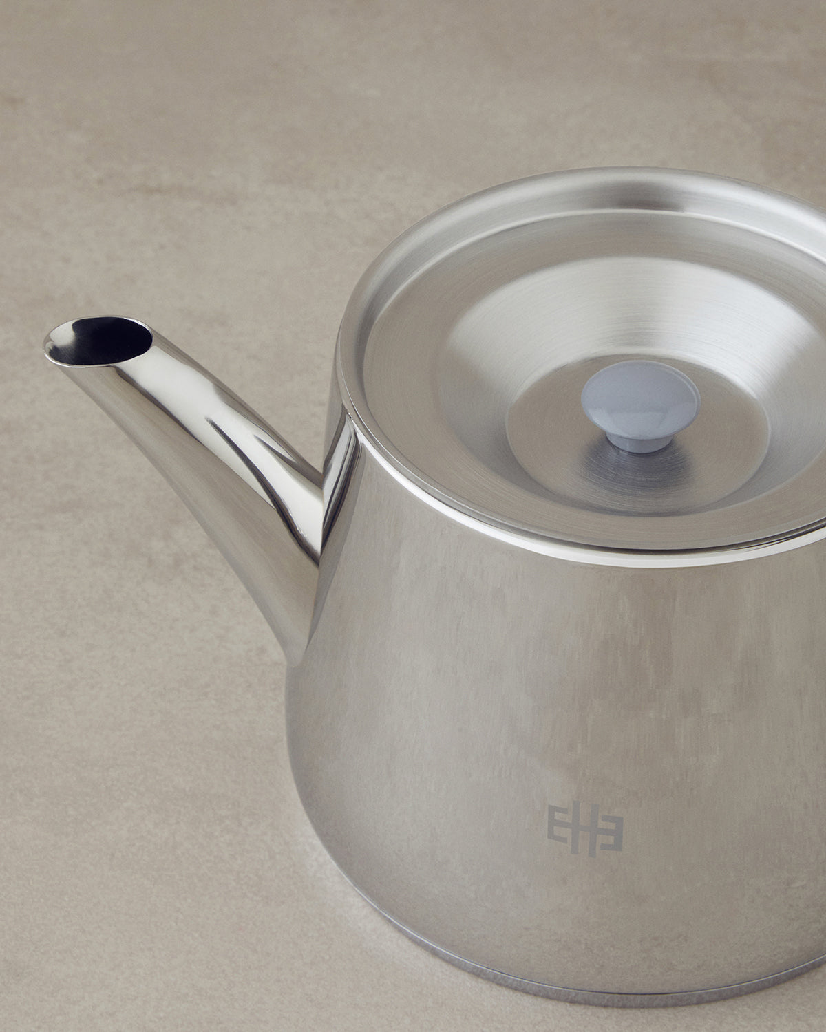 Daisy Bouquet Green Steel Tea Pot Silver (view 7)