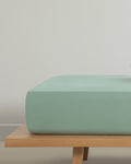 Pure Cotton Flat Sheet - Green Almond - Single 160x240 cm