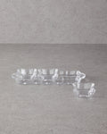 Alvin Glass Serving Ware 33x12 Transparent