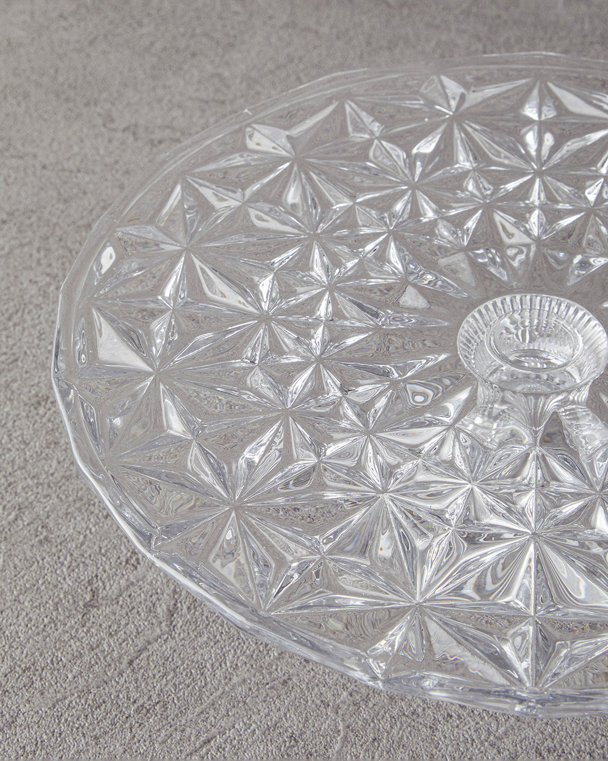 Glass Cake Stand 25 cm Transparent (view 2)