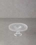 Glass Cake Stand 20 cm Transparent