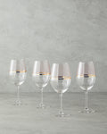 Fiore Glass 4 pcs Chalice 540 ml - Light Pink