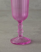 Carnival Glass 3 pcs Chalice 240 ml Pink (view 3)