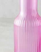 Carnival Glass Decanter 800 ml Pink (view 2)