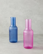 Carnival Glass Decanter 800 ml Pink (view 3)