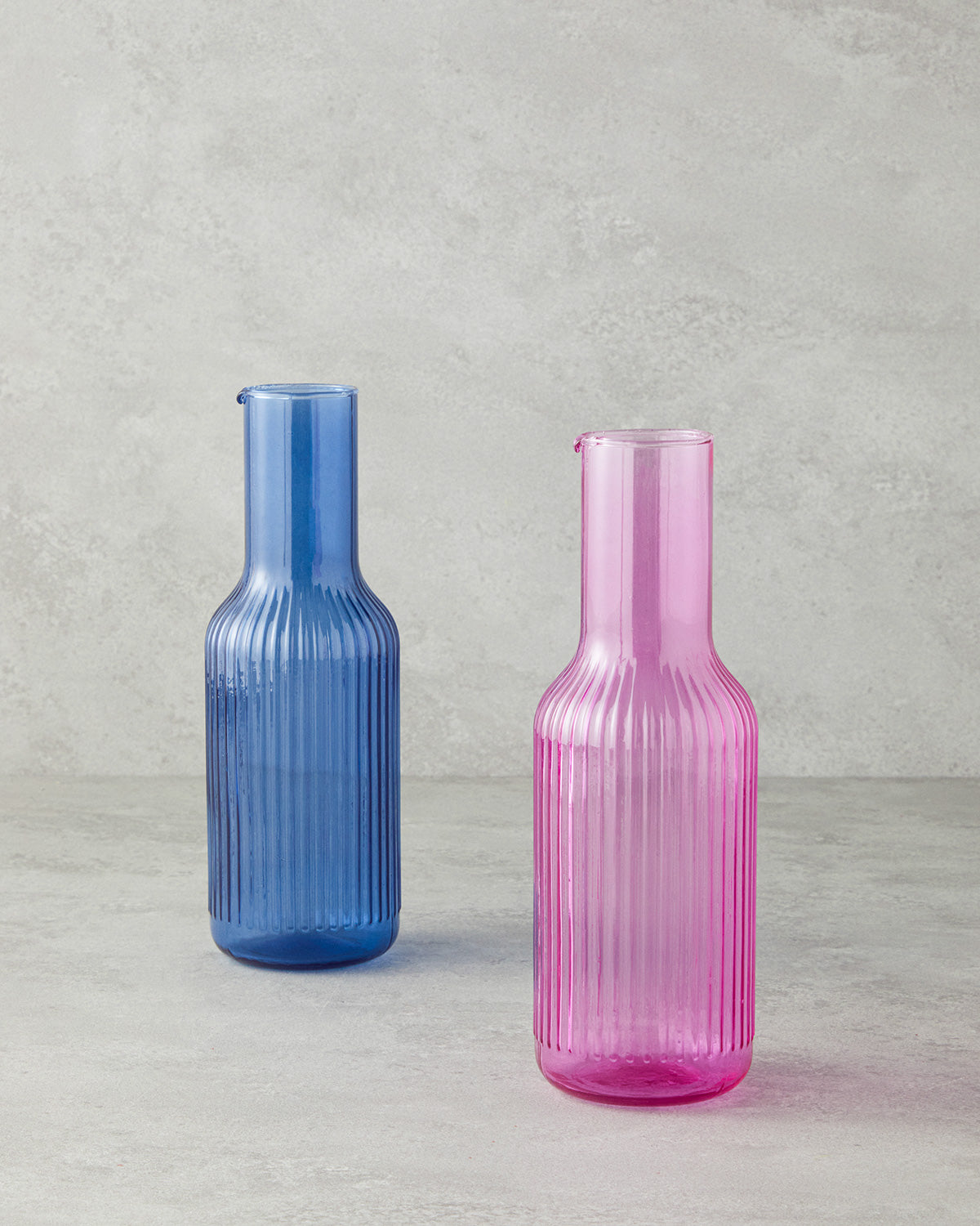 Carnival Glass Decanter 800 ml Pink (view 3)