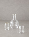 Starry Glass 3 Pieces Decanter 350 ml + 1800 ml Gold