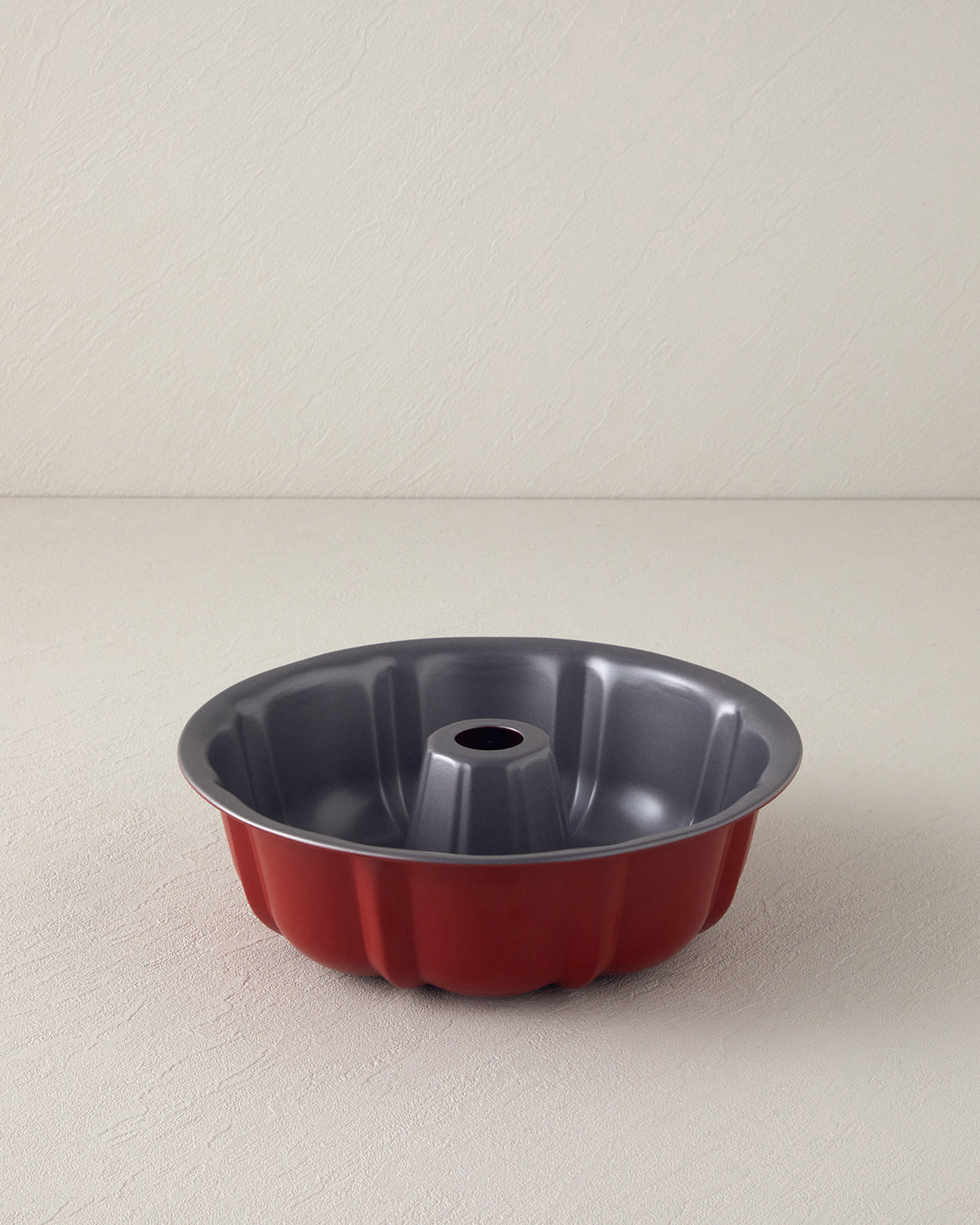 Carbon Steel 3 Pieces Cake Mold 25.5-25.5-26 cm Red