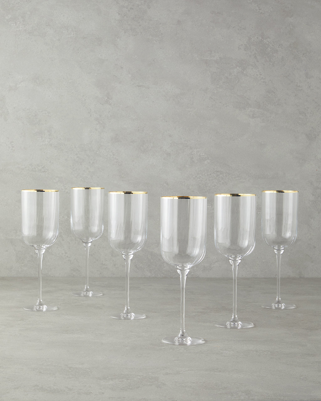 Bridgette Glass 6 pcs Chalice 350 ml Gold