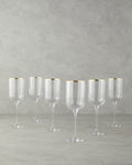 Bridgette Glass 6 pcs Chalice 350 ml Gold