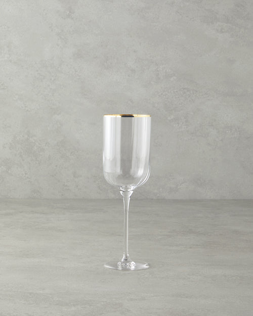 Bridgette Glass 6 pcs Chalice 350 ml Gold (view 2)