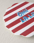 Oh La La Melamine Trivet 17 cm Red