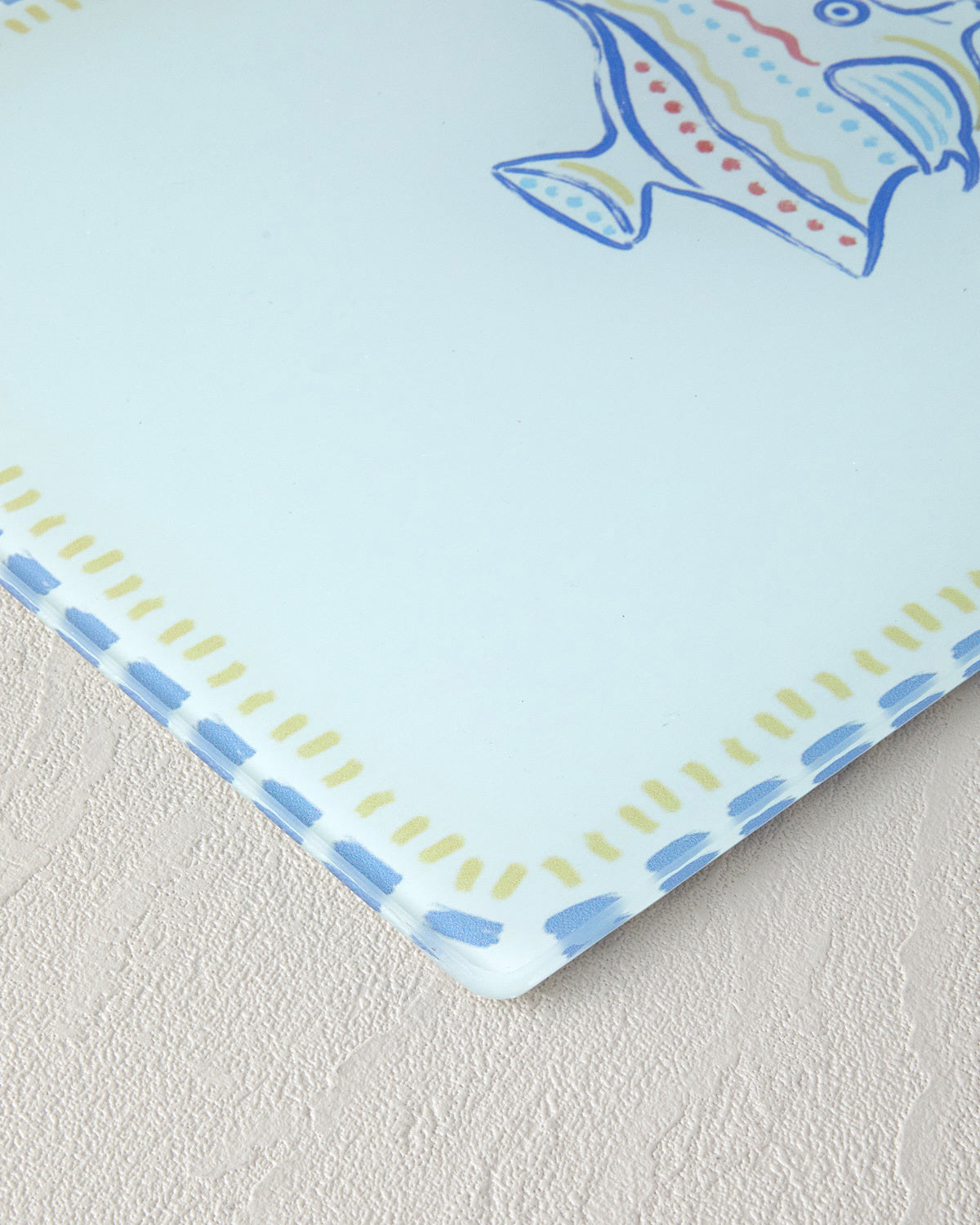 Jolly Sea Glass Cutting Board 25x35 cm Blue - White