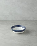 Porcelain Bowl - Navy Blue & Red - Navy Blue - 19 cm