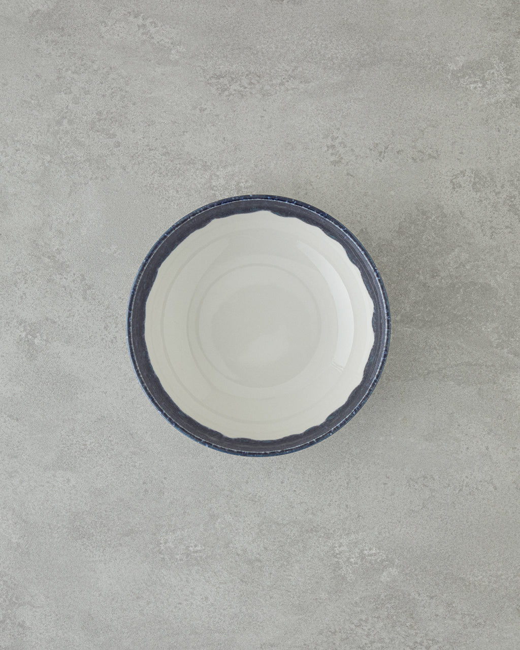 Porcelain Bowl - Navy Blue & Red - Red - 19 cm (view 2)