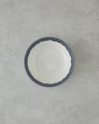 Porcelain Bowl - Navy Blue & Red - Red - 19 cm (view 2)