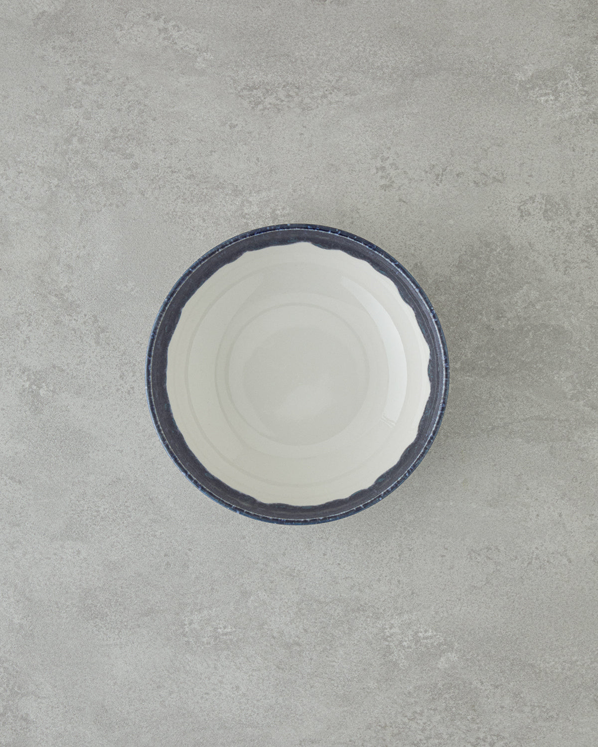 Porcelain Bowl - Navy Blue & Red - Red - 19 cm (view 2)