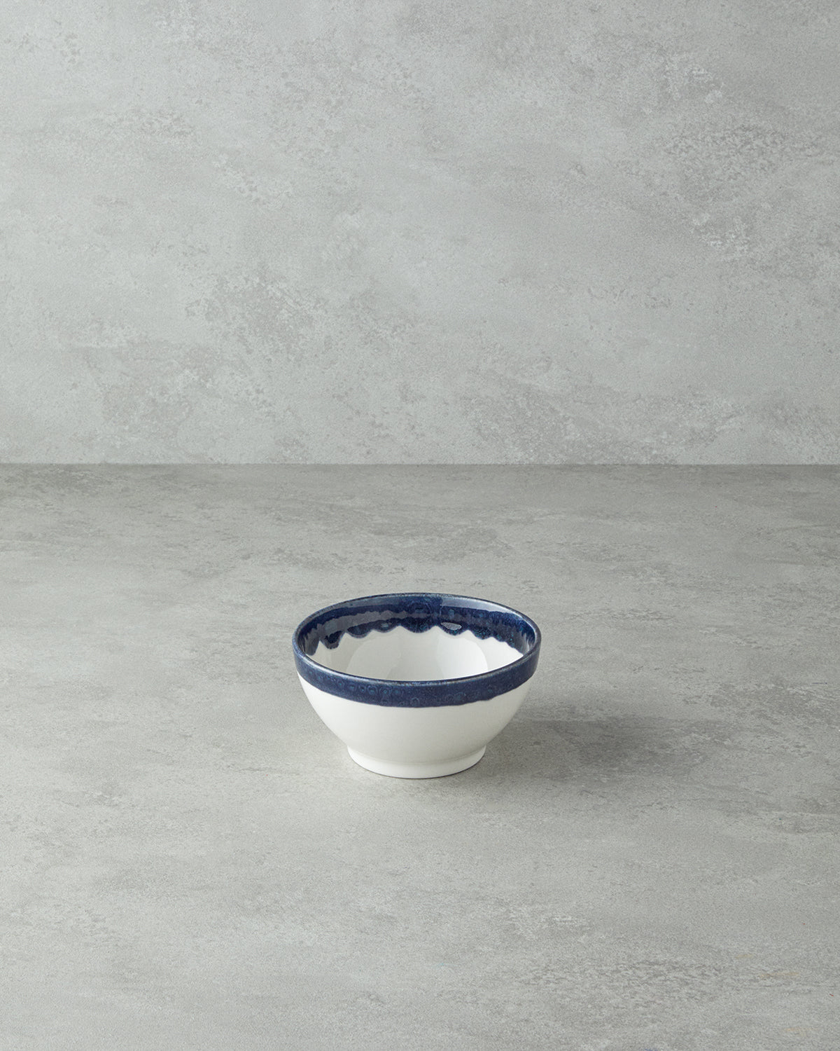 Porcelain Bowl - Navy Blue & Red - Navy Blue - 12 cm (view 7)