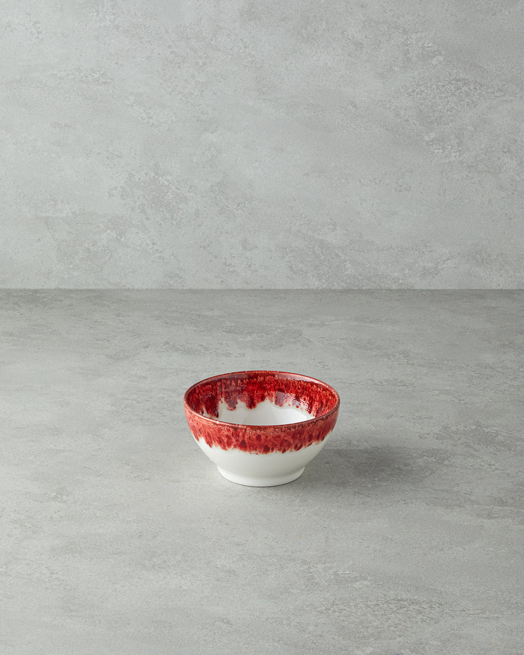 Porcelain Bowl - Navy Blue & Red (view 10)