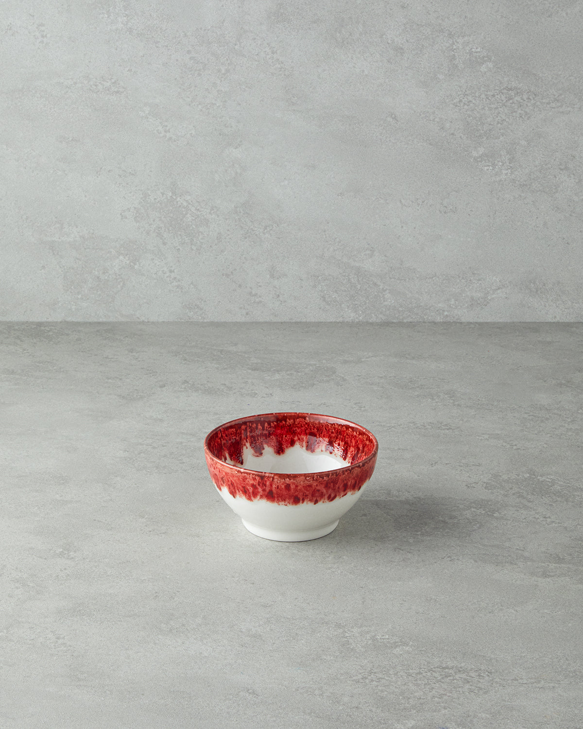 Porcelain Bowl - Navy Blue & Red (view 10)