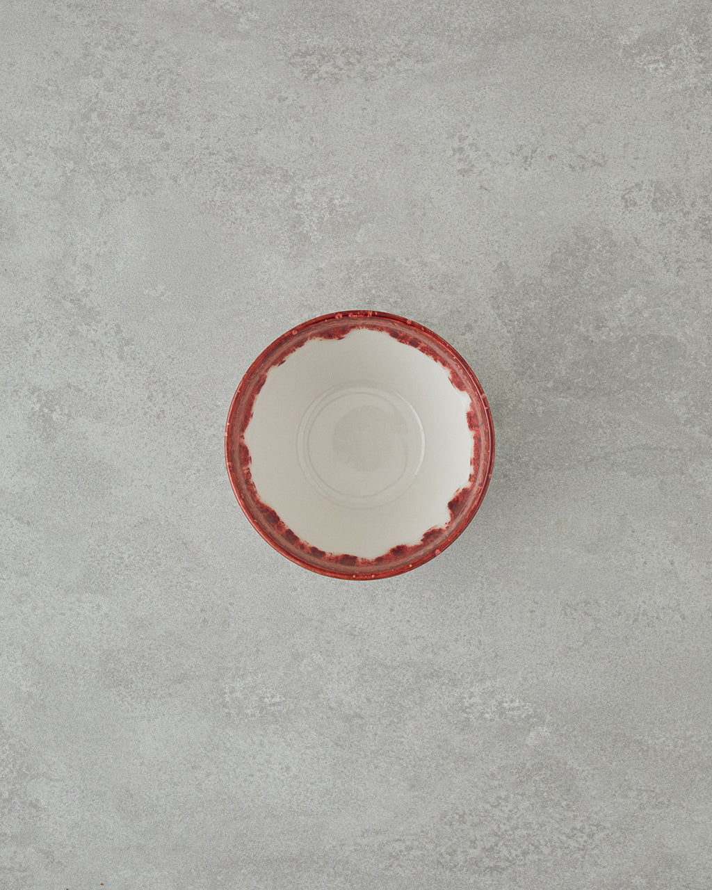 Porcelain Bowl - Navy Blue & Red (view 11)