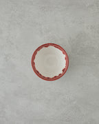 Porcelain Bowl - Navy Blue & Red (view 11)