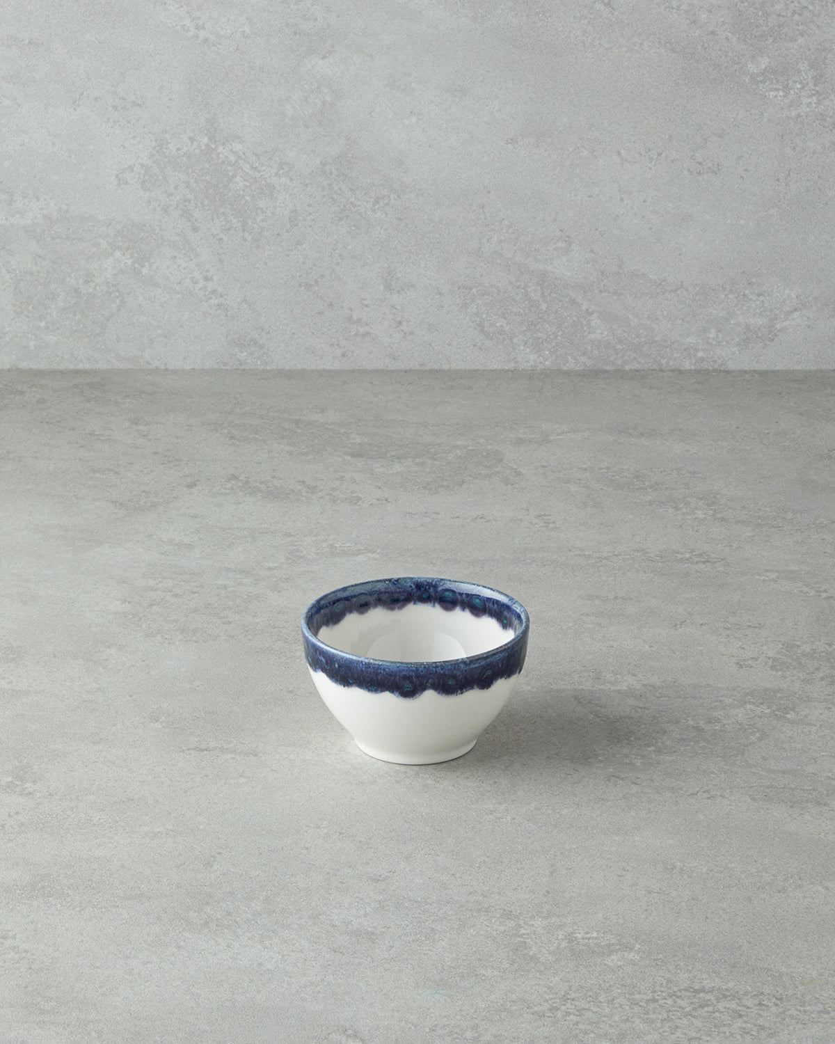 Porcelain Bowl - Navy Blue & Red (view 13)