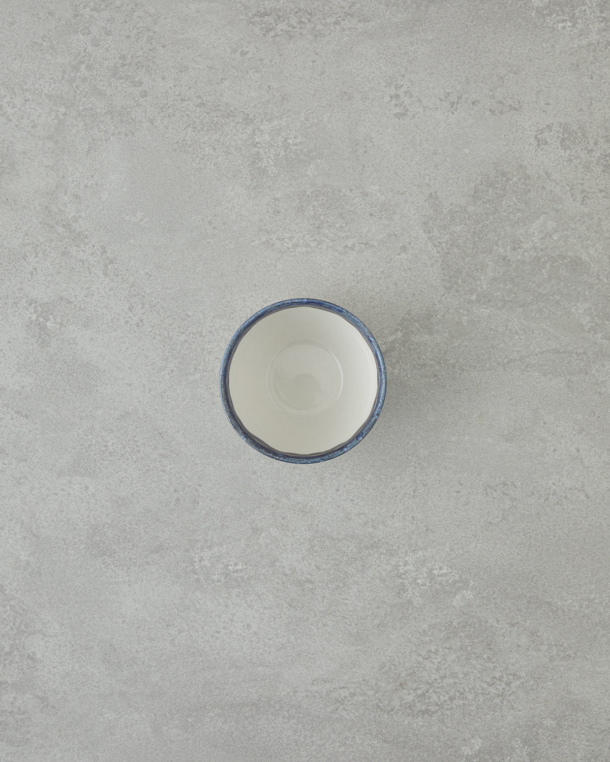 Porcelain Bowl - Navy Blue & Red (view 14)