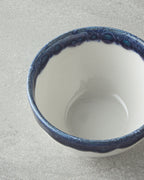 Porcelain Bowl - Navy Blue & Red (view 15)