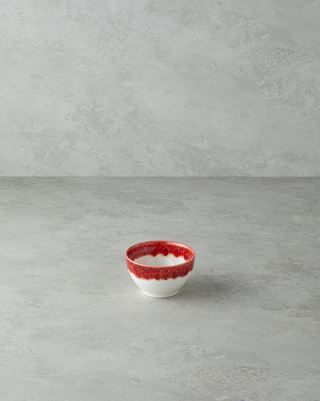 Porcelain Bowl - Navy Blue & Red (view 16)