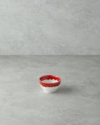 Porcelain Bowl - Navy Blue & Red (view 16)