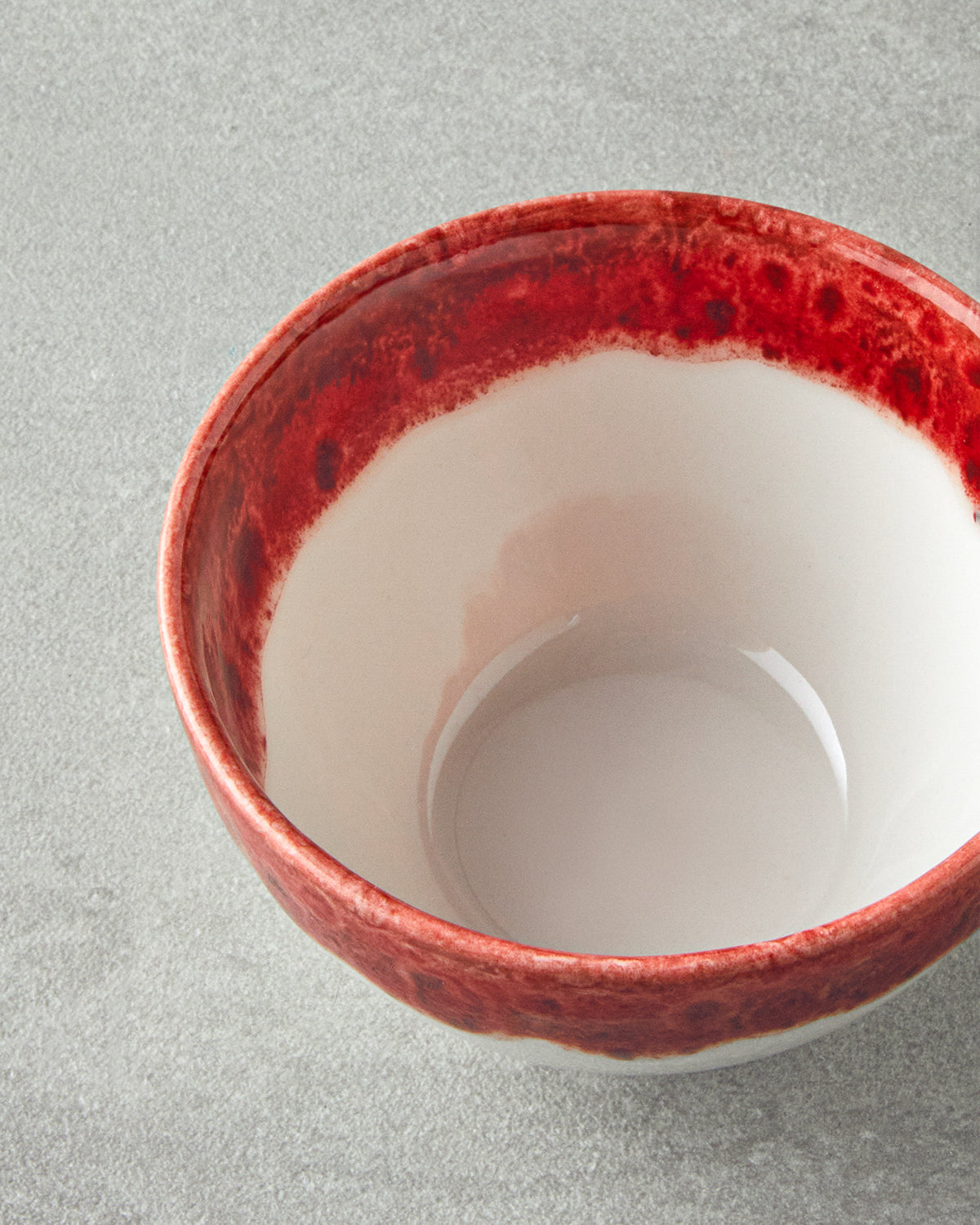 Porcelain Bowl - Navy Blue & Red (view 18)