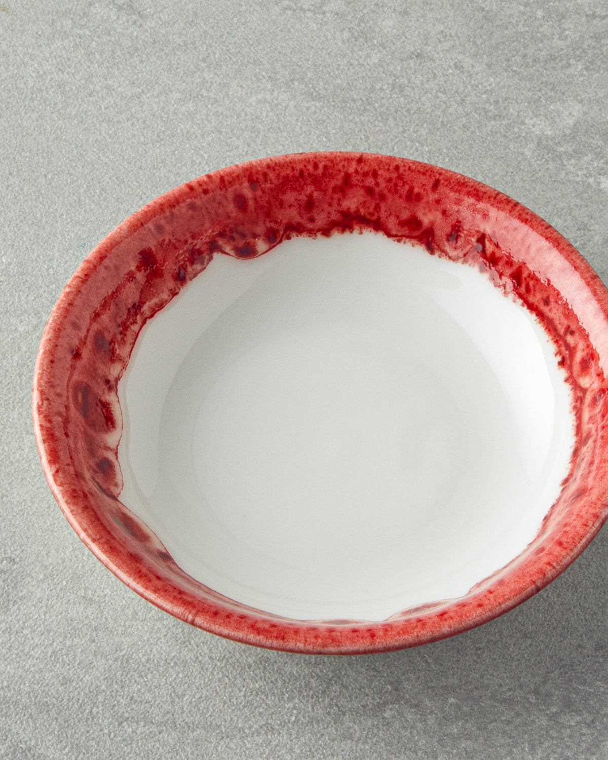 Porcelain Bowl - Navy Blue & Red (view 24)