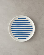 Jolly Lines Bone Porcelain Serving Plate 27 cm Blue (view 2)